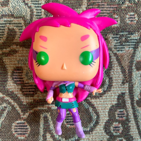 2 Funko Pop! Teen Titans Go! #604 Beast Boy & #607 Starfire No Boxes. - Picture 8 of 13